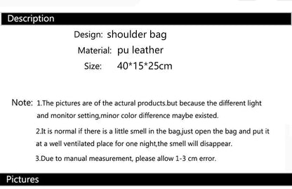 Vintage Women's Handbag - Large Shoulder &amp; Crossbody Tote Bag 
