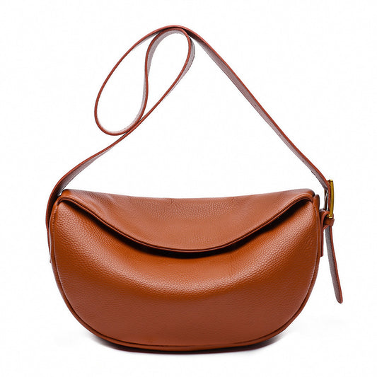 Sac bandoulière femme cuir vache véritable couche supérieure saddle bag rétro simple uni