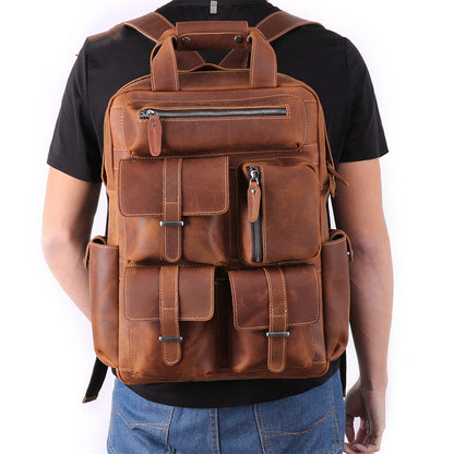 Sac Homme Cuir Crazy Horse Vintage