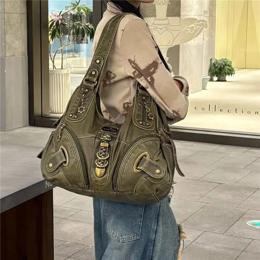CityBag Women's Retro Handbag - Large Capacity 2025 