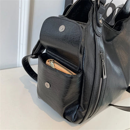 Vintage Women's Handbag - Large Shoulder &amp; Crossbody Tote Bag 