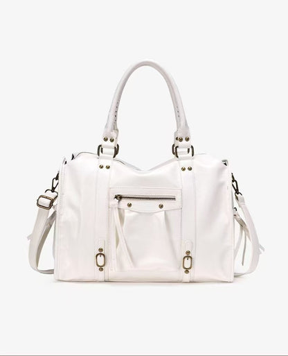 Quitterie tote blanc grande capacité