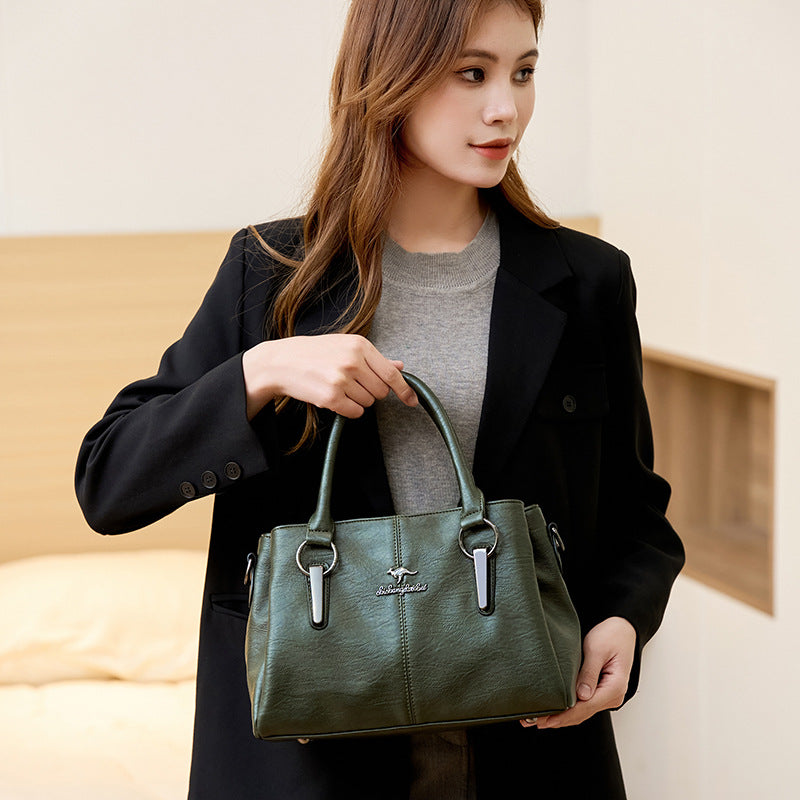 Sac crossbody cuir bleu