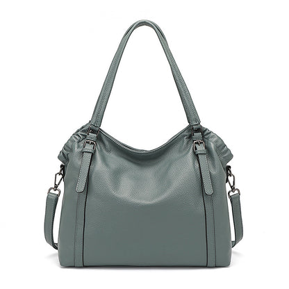 VOGALIA Sac à main femme en cuir de vache – grande capacité