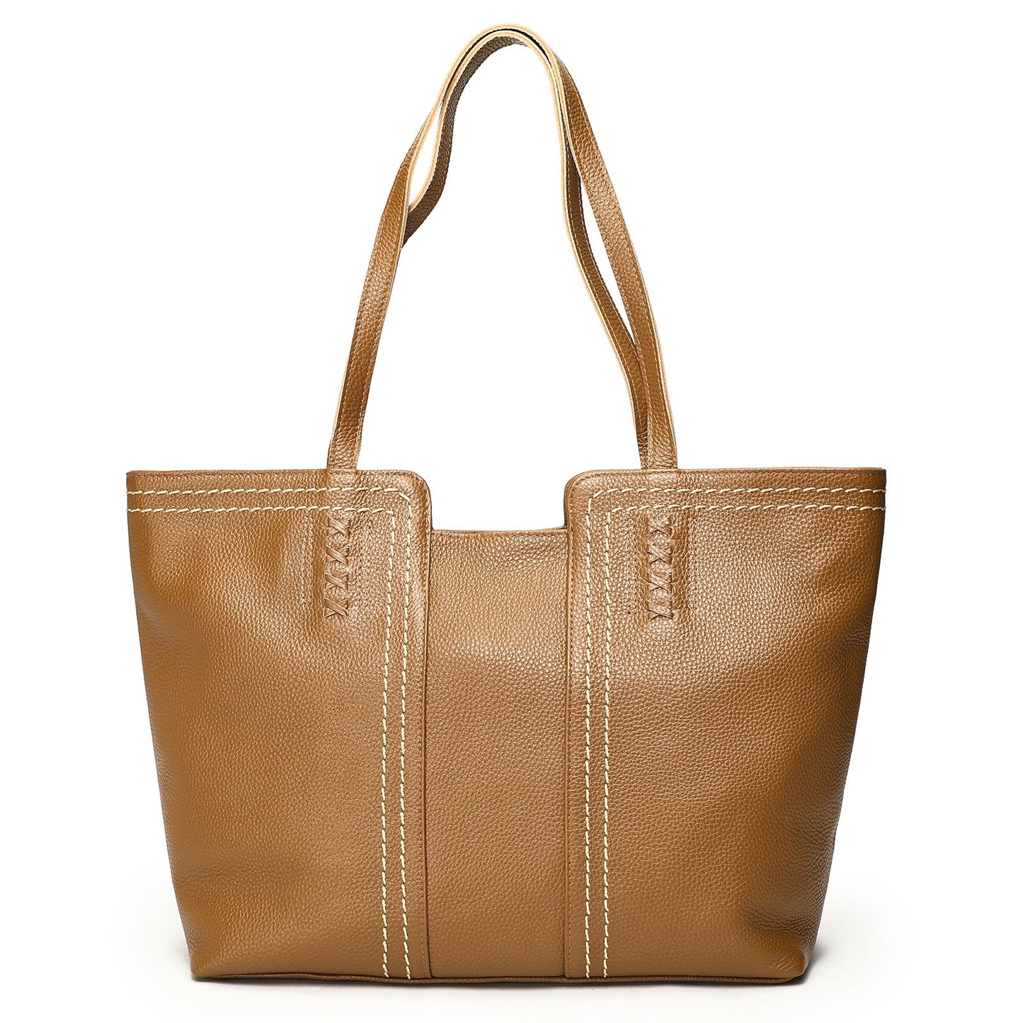 Tote bag cuir véritable vue profil