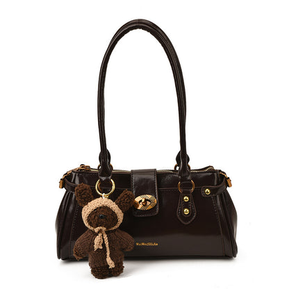 Sac commuter niche bordeaux vue face