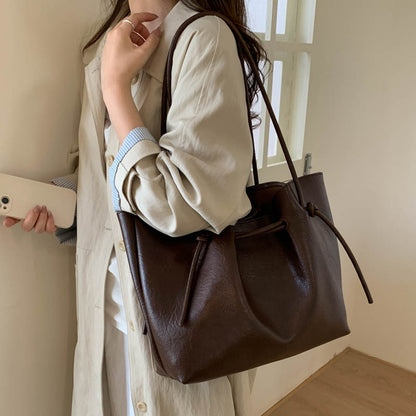 Tote bag rétro bureau vue profil