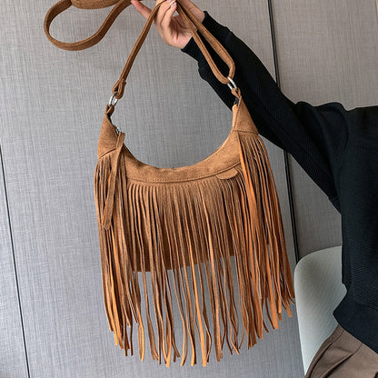 Sac Bandoulière à Franges Femme