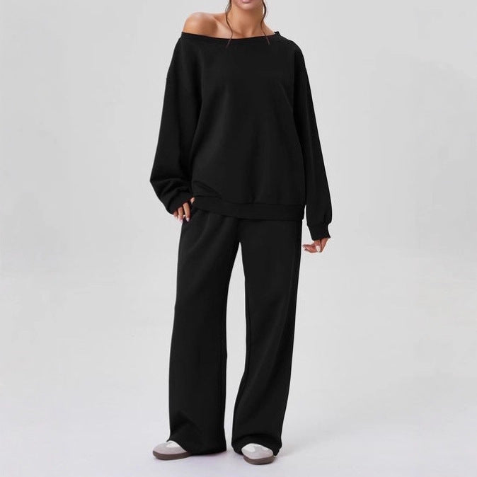 Yara ensemble marron brun rougeâtre vue profil