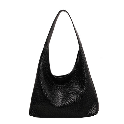 Sac rétro tressé embosse beige