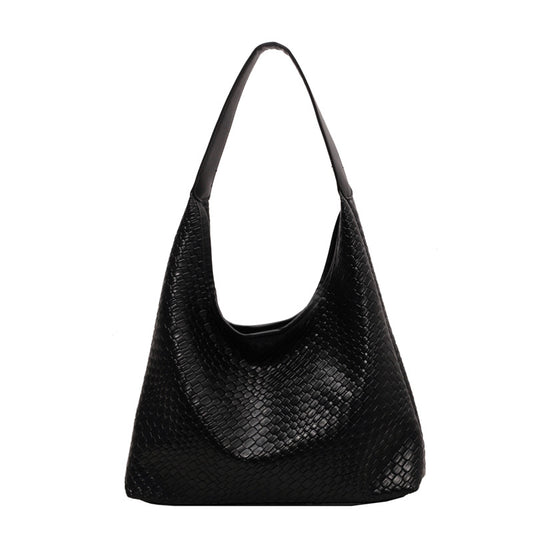 Sac rétro tressé embosse beige