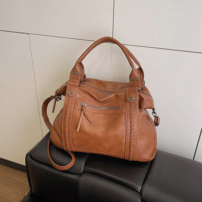Sac crossbody marron clair