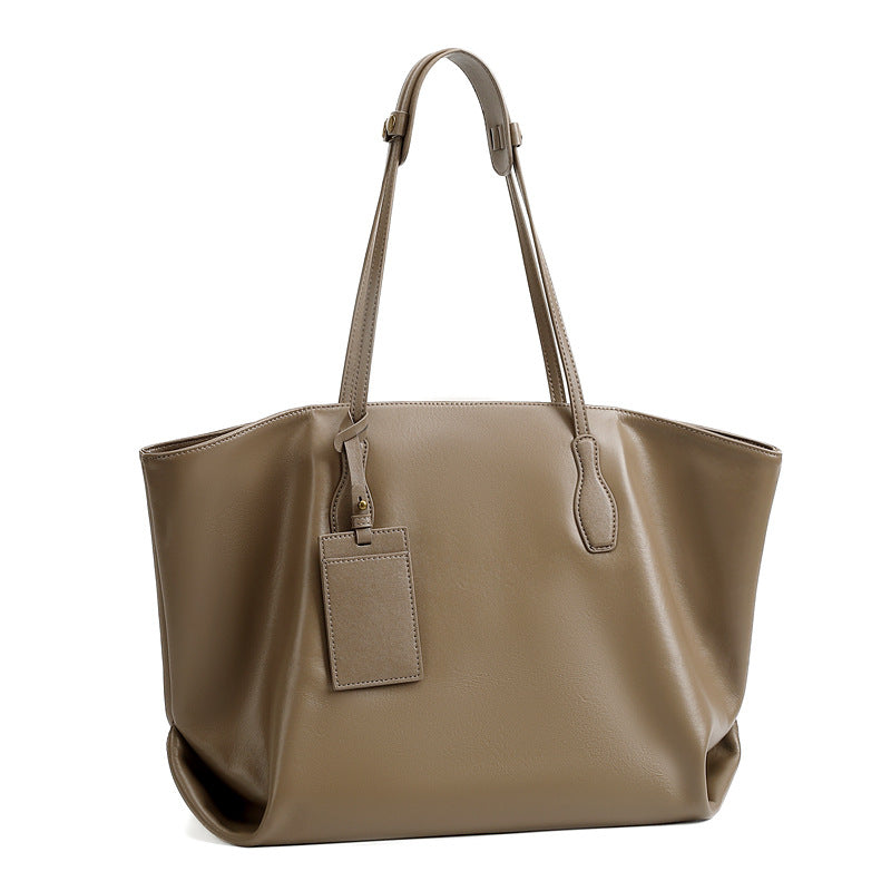 Tote bag cuir végétal dimensions 50x17cm