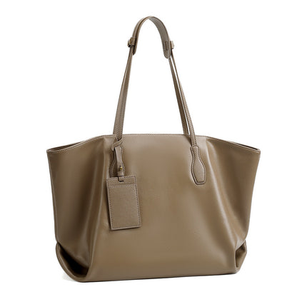 Tote bag cuir végétal dimensions 50x17cm