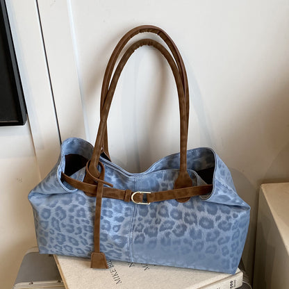 Sac léopard marron