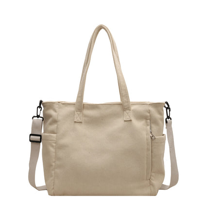 Sac commuter étudiant art beige