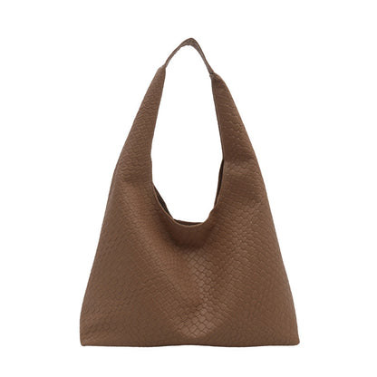 Sac seau PU rouge grande capacité