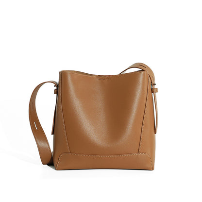 Sac seau cuir noir urban Blanche Vogalia Paris