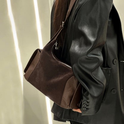Alix boston vue face cuir mat