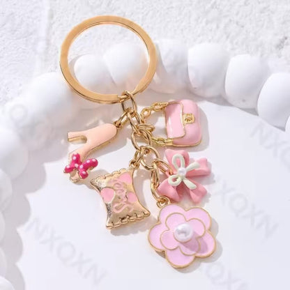 Pendentif sac cœur détail