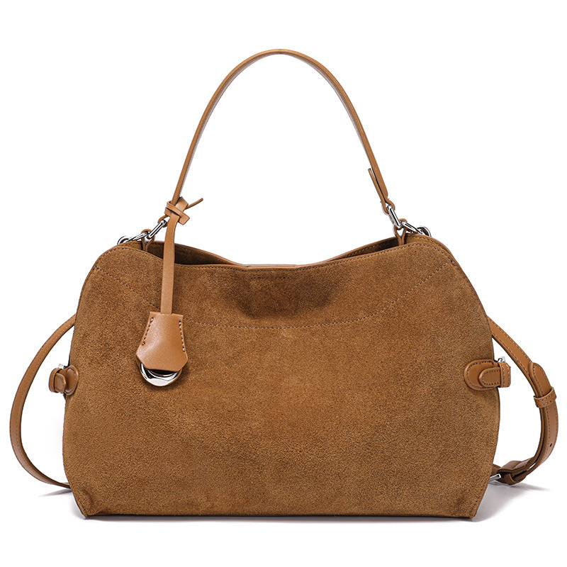 Sac daim cerf rouge mat