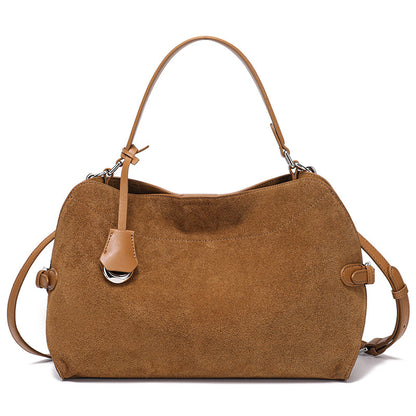 Sac daim cerf rouge mat