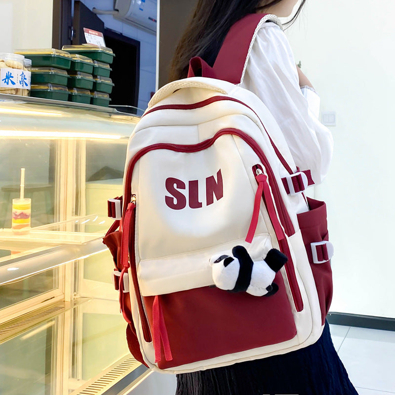 Cartable panda bleu scolaire