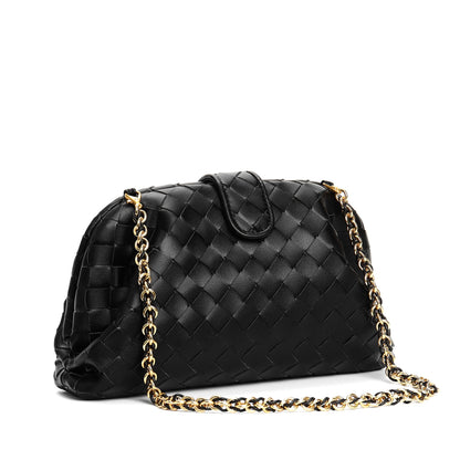 Mini sac tressé or pur
