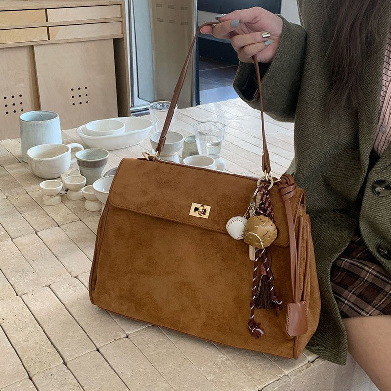 Sac daim commuter vue face