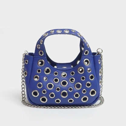 Sac seau PU détail rivets