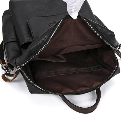 Sac à dos PU texturé vue intérieure