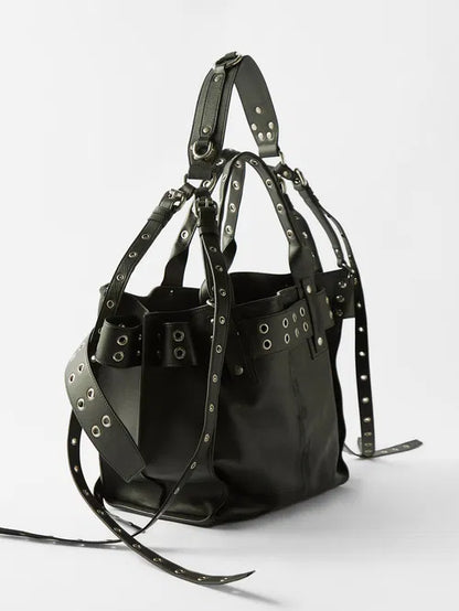 Sac Cabas Grand Format Noir — Luna