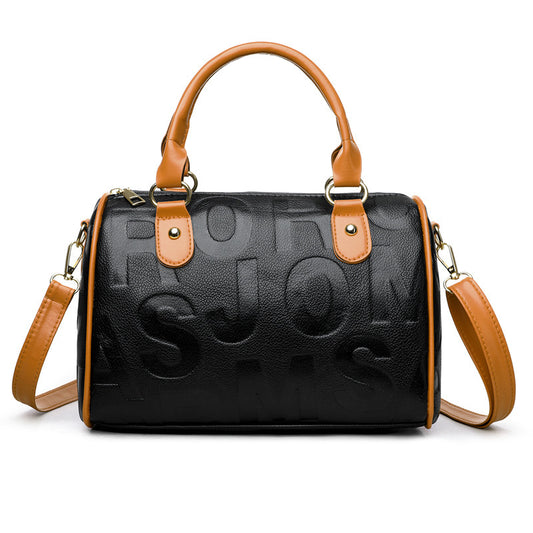 Genuine Leather Shoulder Bag – Large Capacity