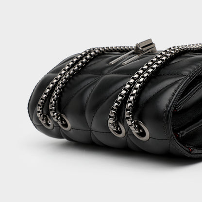 Sac chaîné losange vue profil