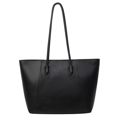 Sac lycée Estelia noir classique intemporel cuir PU élégant pour étudiante