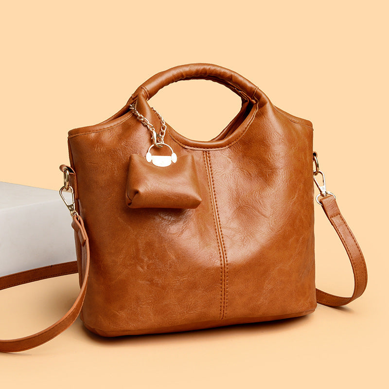 Sac bandoulière rétro vue face poche 3D