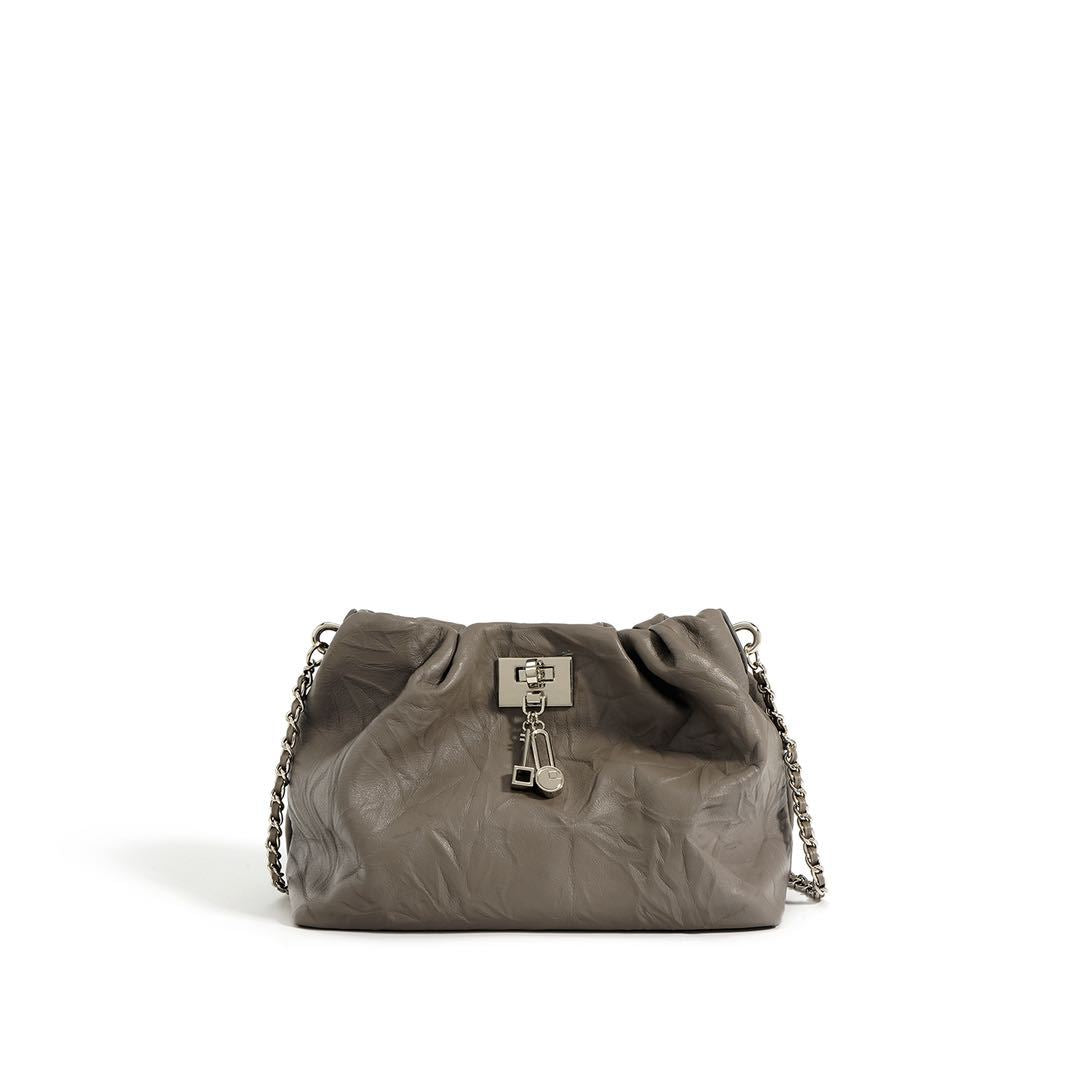 Sac nuage plissé vue face
