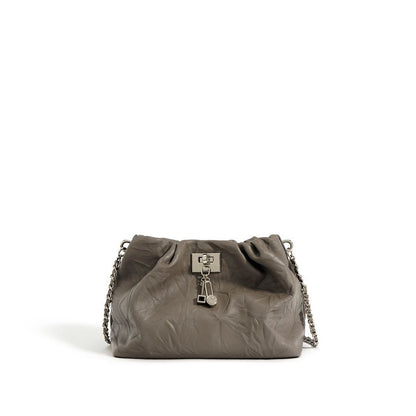 Sac nuage plissé vue face