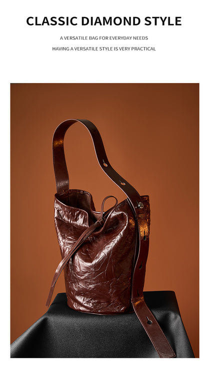 Sac seau motif grip vue face