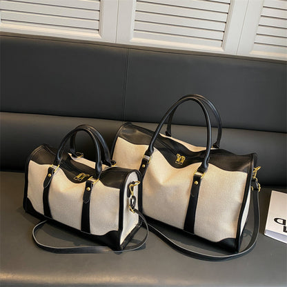 Tote bag voyage marron grande taille