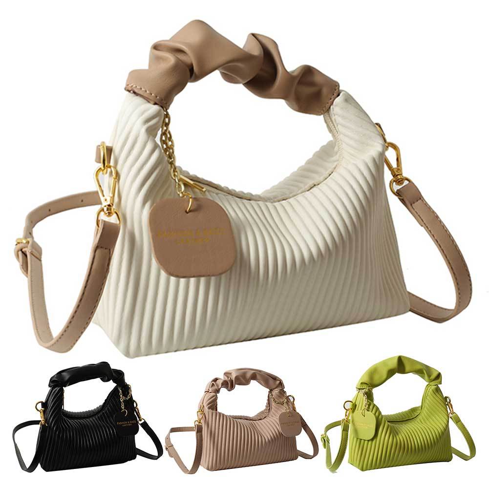Sac à Main Femme Rayé Vertical Cuir PU