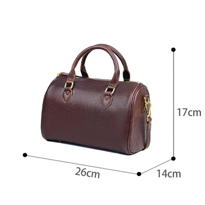 Sac cuir rétro vue profil