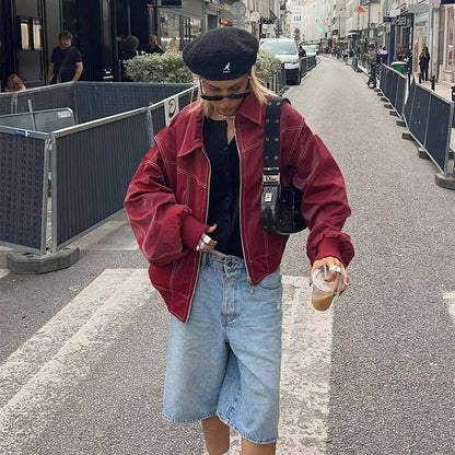 Veste en cuir motard : style et audace réunis - Vogalia