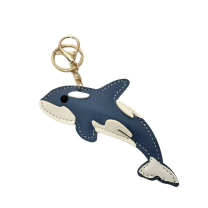 Porte-clés requin noir PU