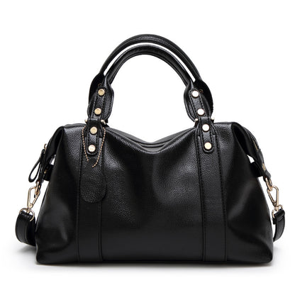 Sac boston bleu rivets