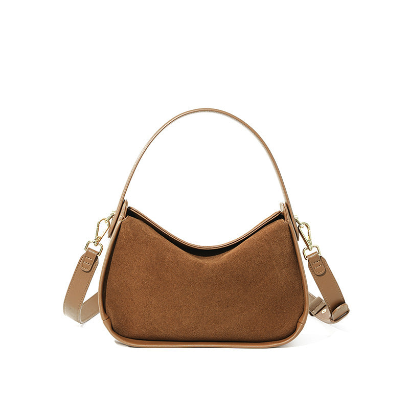 Sac crossbody haut de gamme rouge ankela suède