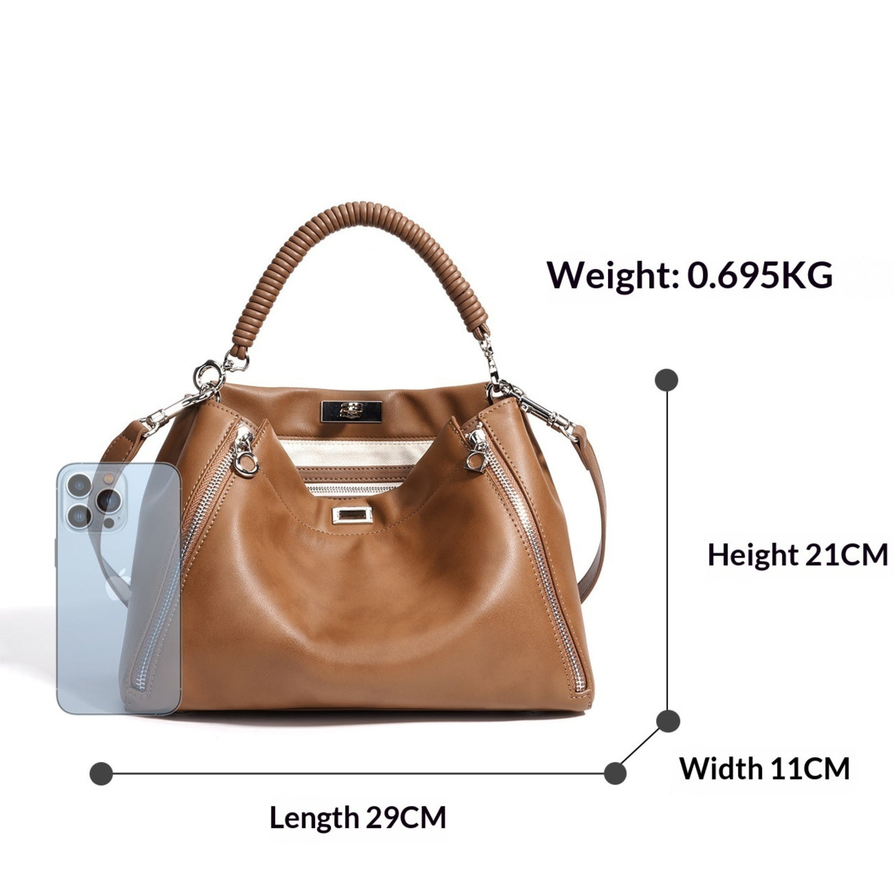 Sac commuter vue intérieure