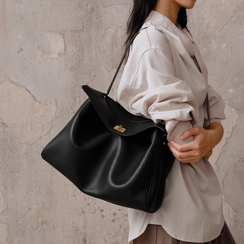 Tote bag noir vue intérieure