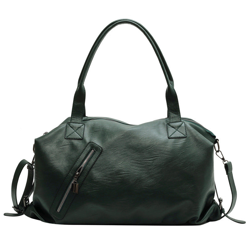 Sac messenger PU noir street trend Blanche Vogalia Paris