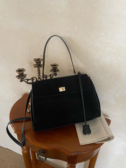 Sac commuter daim noir